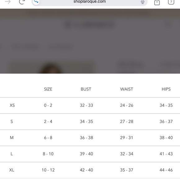 LaRoque Betty B Top Chambray Denim Peplum - Picture 11 of 11